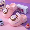 Pantuflas Infantiles de Hongo Lindas Dibujos Animados para Niños Zuecos Antideslizantes para Exteriores Sandalias de Playa de EVA para Bebé Verano