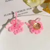 Brincos DIY Flor de Borla Doce Inspirados na Atmosfera de Verão, Acessórios de Cabelo, Acessórios de Flor para Sapatos