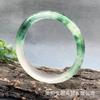 Pulsera de Cuarzo Roca Jade Hielo Flor Azul Flotante Cian Imitación Jade para Mujer Pulsera de Tira Plana Negocios Transmisión en Vivo Lugar Escénico Suministro Feria del Templo