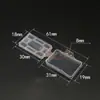 Plástico 3010 Marco de Identificación de Señal para Cables y Alambres Transparente Etiqueta de Identificación con Caja para Etiquetas