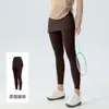 Pantalones de yoga con diseño de dos piezas falso, cordón, falda-pantalón que cubre el trasero, cintura alta, realzan el trasero, adelgazantes, para Pilates, deportes, correr, leggings de fitness