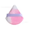 Puff de veludo cristal tie-dye puff triângulo puff solto artesanato tie-dye multicolor