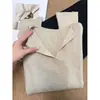 Suéter Tricô com Gola Lapela Tendência para Mulheres, Top Coreano de Manga Longa com Gola V, Suéter Básico Versátil Cor Sólida Simples para Outono e Inverno