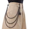 Moda europeia e americana transfronteiriça joias personalidade tendência da moda diablo aranha teia pingente dupla camada metal calças corrente tudo combina