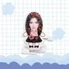 Figura de robot de cuerda acrílico para caminar del grupo de chicas de K-pop ILLIT, mercancía de celebridad
