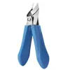 Tijeras de Acero Inoxidable para Cutícula Transfronterizas, Pinzas con Resorte para Eliminar Cutícula y Cortar Uñas del Pie, Cortauñas de Punta Conveniente, Herramienta de Dermoabrasión