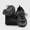 Zapatos Retro para Hombre 2025 Primavera y Verano Nuevos Zapatos Deportivos de Moda de Suela Gruesa Transpirables Casuales a la Moda