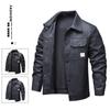 Jaqueta de Couro Nova 2025 Masculina Slim Estilo Coreano Tendência Bonita Casual Jaqueta Lapela Jaqueta de Couro