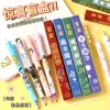 Caixa Surpresa de Caneta Gel com Texto Inspirador Material Escolar para Estudante Kit Presente Pequeno Caixa da Sorte Criativa Caneta de Assinatura Caneta Caneta