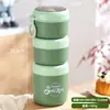 Aço Inoxidável 304 Grande Capacidade Caneca de Café da Manhã Caneca de Aveia Isolamento com Tampa e Colher Caneca de Leite Portátil Mingau para Estudantes e Trabalhadores de Escritório