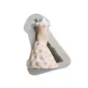 Nova forma de silicone líquido para saia de vestido de noite feminino, ferramenta DIY para modelagem com argila macia