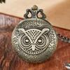 Pulpo Calamar Mil y Chihiro Totoro Reloj de Bolsillo Mecánico de Bronce Regalo para Estudiantes Hombres y Mujeres Reloj de Bolsillo