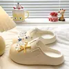 Estilo Birkenstock Casual RetrôTamancos Respiráveis de EVA para o Dia a Dia, Design Único e Versátil, Chinelos Fechados com Design de Estrela do Mar e Concha