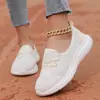 Zapatos sin cordones Slip-On, Zapatos Casuales para Mujer de Cuatro Estaciones Transfronterizos, Nuevos Zapatos para Madres 2025, Zapatos Bajos con Suela Plana para Caminar