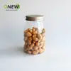 Botella redonda de plástico para mascotas de 360 ml, frasco sellado, frasco de grado alimenticio, empaque para mariscos y frutas secas, frasco para té de flor rosa