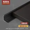 Tira de Borde para Panel de Pared de Aleación de Aluminio 3/8/18mm en Forma de L Tira de Borde Ultraestrecha Tira de Borde Metálica en Forma de U para Suelo