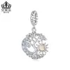 Pingente Original Exquisito Aifule Árvore da Vida Sol Lua Moda Personalidade Lua Miçangas DIY Material Cobre Miçangas Soltas