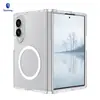 Nueva funda plegable anti-caídas Samsung ZFold8ultra transfronteriza con piel magnética tipo tacto, funda protectora Fold7 al por mayor
