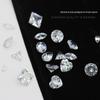 Zircônia de fundo pontiagudo em forma de cristal diy Jóias de unhas Transparente Diamante Nu Enchimento Gota de Água Oval Branco 20 Pack