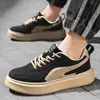 Zapatos de Hombre Primavera y Otoño 2025 Nuevos de Moda Versátiles Casuales Deportivos Planos Cómodos Transpirables Zapatos de Hombre