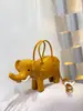Bolsa Feminina Retro Formato de Elefante Nova de Cruzamento Primavera 2026 Bolsa de Mão Criativa Bolsa de Ombro Bolsa Transversal