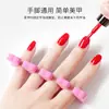 Ferramentas de nail art cor algodão para dedo esponja divisor de dedo do pé mão e pé par universal de divisor de dedo cor aleatória