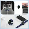 Mini Compacto 3 em 1 Magnético Sem Sucção Portátil 15W Adequado para Carregamento Rápido de Celulares, Relógios e Fones de Ouvido Apple