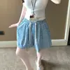 Calça Casual de Verão Nova, Soltinha para Meninas, com Design Fofo de Nariz de Porco, Adequada para Relaxar em Casa ou Usar Fora, Estilo Preguiçoso, Calça de Dormir
