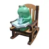 Enfeite de Mesa Balanço Sapo, Adereço de Foto Fofo, Pequeno Enfeite Curativo, Decoração de Mesa de Escritório e Carro, Presente Criativo para Alívio do Estresse