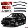 Adecuado para Visera de Ventana, Protector de Lluvia, Parasol y Deflector de Viento para BMW X1 de Batalla Corta en el Extranjero