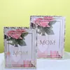 Bolsa de Regalo Blanca para el Día de la Madre Bolsa de Regalo Manual de Floristería Empaque para el Día de la Mujer Bolsa de Papel Portátil Bolsa de Regalo Extranjera Transfronteriza
