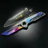 Delta S11 Temporada Reimaginada: Cuchillo de Juguete Articulado Modelo Arma, Giratorio, Pieza Decorativa, Artesanía Hecha a Mano, Regalo