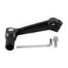 Alavanca de Câmbio Modificada para Motocicleta Liga de Alumínio Dobrável Alavanca de Câmbio Zhenglin T4 Tgr Wave Mx6 Preto