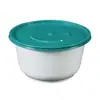 Caja de Almuerzo Redonda Desechable Caja de Embalaje para Comida Rápida para Llevar Plástico PP Espesado Moldeada por Inyección Multicolor Tazón Redondo para Sopa y Gachas con Tapa