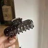 Pinza para el pelo de estrella con garra y estampado de leopardo estilo retro, dulce y fresca, para recogidos, pinza de acetato de gato y tiburón, accesorio de pelo elegante en forma de corazón