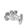 Válvula de retención de elevación H41W-16P de acero inoxidable 304 Conexión de brida horizontal horizontal Válvula de retención unidireccional