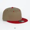 Comercio Electrónico Transfronterizo Más Vendido Estilo Coreano Empalme de Dos Colores Gorras Hip-Hop para Hombres y Mujeres, Gorras de Béisbol de Ala Plana Frescas de Calle de Moda Hip-Hop