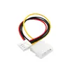Cabo de Alimentação de Fonte de Alimentação IDE para Drive Flexível, Cabo de Alimentação Grande de 4 Pinos para Pequeno de 4 Pinos, Cabo de Drive Flexível, Conector Grande de 4 Pinos para Pequeno de 4 Pinos