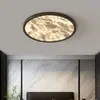 Lámpara de techo para dormitorio, estilo italiano, minimalista, de lujo, redonda, de estudio, moderna, minimalista, de espectro completo, con protección ocular.