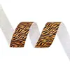Cinta de Ribete Estampado Digital Leopardo Cebra de 3.8 cm Cinta Cinta Accesorios para el Cabello Material para Manualidades