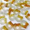 Colgante de Paz de Ágata Colorido Tipo Hielo, Amuleto de Paz con Forma de Caramelo de Calcedonia, Calabaza, Candado de Nube Auspiciosa, Colgante de Jade Zorro