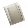 Cubierta translúcida B5 engrosada esmerilada para cuaderno de hojas sueltas, páginas interiores desmontables y reemplazables, cuaderno B5 de hojas sueltas PP