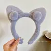 Faixas de cabelo da moda para meninas, perfeitas para outono e inverno, com um design fofo e divertido, apresentando orelhas de gato de desenho animado, e versáteis o suficiente para combinar com qualquer roupa.