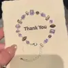 Pulsera de strass con estrellas de colores de diseño moderno, pulsera dulce de nicho de estilo en capas de lujo ligero, pulsera de personalidad única