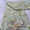 Estilo Étnico Tela Bordada con Lentejuelas Vestido de Tubo con Cuentas Multicolores Africanas Cheongsam Tela Bordada para Mujer Encaje Africano