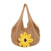 Bolso Tote de Verano Fresco, Sencillo y Casual, Tejido Calado para Mujer, Ligero, Gran Capacidad, Bolso de Hombro Versátil Estilo Vacacional