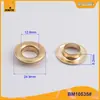 Vendas Diretas da Fábrica 1100 # Ilhós de Borda Plana de Alta Qualidade Diâmetro Interno 13mm Ilhós Bm10531 # Ilhós Metálicos Bilaterais