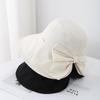Sombrero de Sol de Ala Ancha Estilo Coreano y Sombrero Protector Solar para Mujer Primavera y Verano Elegante Combinable con Todo Elegante para Viajes Protección Ultravioleta Sombrero de Pescador