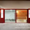 Suministro directo de fábrica sala de sauna tradicional de lujo sala de sudoración grande sala de ondas de luz para exteriores sala de espectro de frecuencia sala de energía