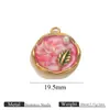 Colgante Serie Flor Perla de Acero Inoxidable Transfronterizo Colgante DIY Moda Europea y Americana Accesorios para Ropa Pulsera Collar